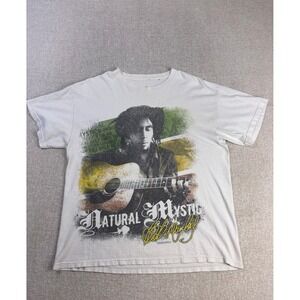 Bob Marley Zion Rootswear Natural Mystic Graphic T-Shirt Mens Large Cream 2009